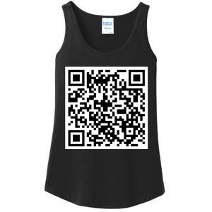 Funny F You Qr Code Design Ladies Essential Tank