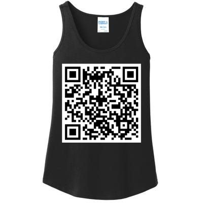 Funny F You Qr Code Design Ladies Essential Tank