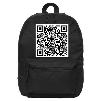 Funny F You Qr Code Design 16 in Basic Backpack