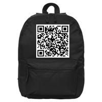 Funny F You Qr Code Design 16 in Basic Backpack