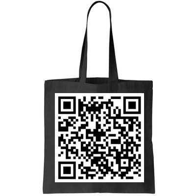 Funny F You Qr Code Design Tote Bag