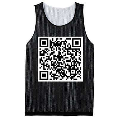 Funny F You Qr Code Design Mesh Reversible Basketball Jersey Tank