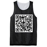 Funny F You Qr Code Design Mesh Reversible Basketball Jersey Tank