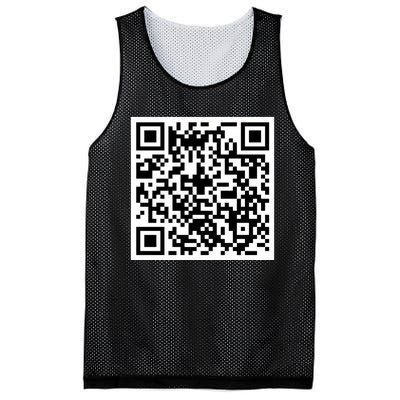 Funny F You Qr Code Design Mesh Reversible Basketball Jersey Tank