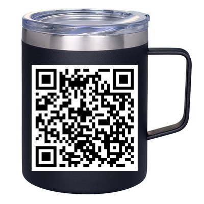 Funny F You Qr Code Design 12oz Stainless Steel Coffee Mug