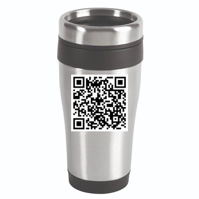 Funny F You Qr Code Design 16oz Travel Tumbler
