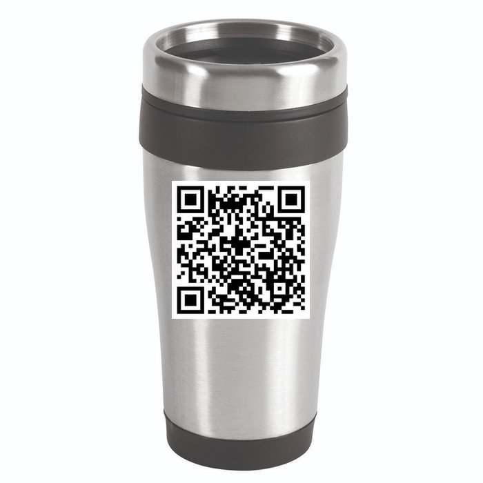 Funny F You Qr Code Design 16oz Travel Tumbler