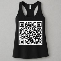 Funny F You Qr Code Design Womens Tank Top