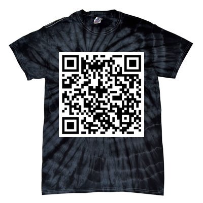 Funny F You Qr Code Design Tie-Dye T-Shirt