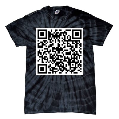 Funny F You Qr Code Design Tie-Dye T-Shirt