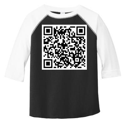 Funny F You Qr Code Design Toddler Fine Jersey T-Shirt