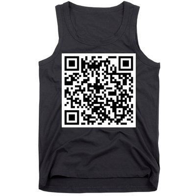 Funny F You Qr Code Design Tank Top