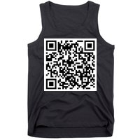 Funny F You Qr Code Design Tank Top