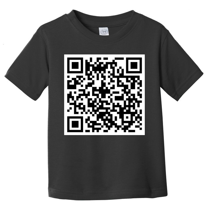 Funny F You Qr Code Design Toddler T-Shirt