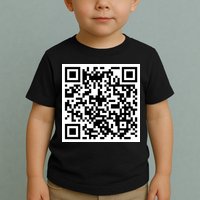 Funny F You Qr Code Design Toddler T-Shirt