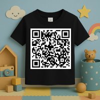 Funny F You Qr Code Design Toddler T-Shirt