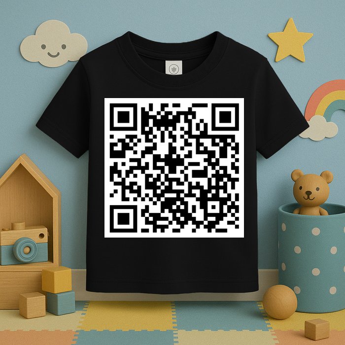 Funny F You Qr Code Design Toddler T-Shirt
