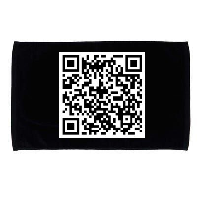 Funny F You Qr Code Design Microfiber Hand Towel