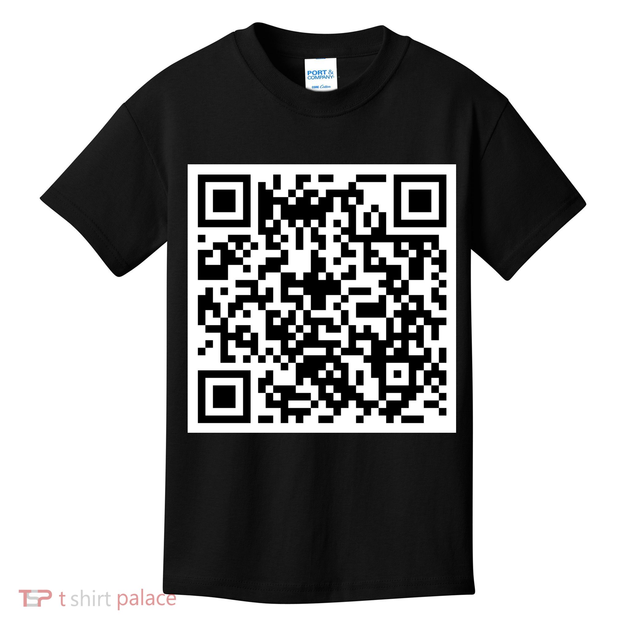 Funny F You Qr Code Design Kids T-Shirt