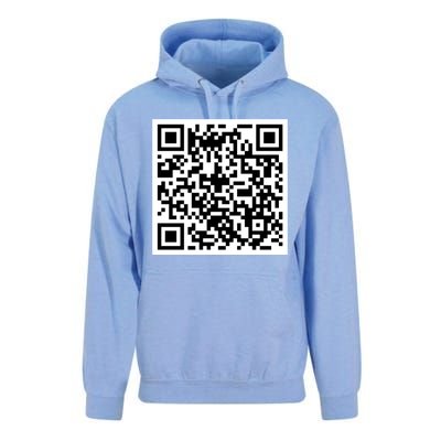 Funny F You Qr Code Design Unisex Surf Hoodie