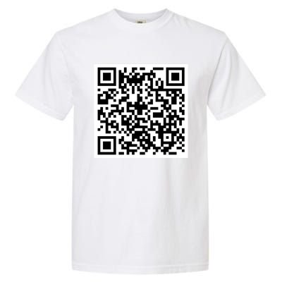 Funny F You Qr Code Design Garment-Dyed Heavyweight T-Shirt