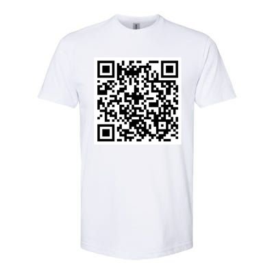 Funny F You Qr Code Design Softstyle® CVC T-Shirt