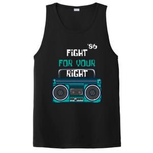 Fight For Your Right Ghetto Blaster Pop Band Musician Fan PosiCharge Competitor Tank