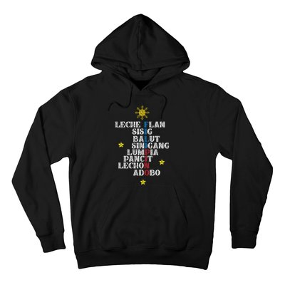 Fun Festive Yummy Filipino Traditional Food Hoodie