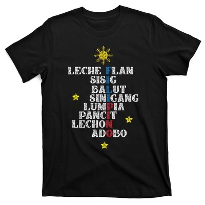 Fun Festive Yummy Filipino Traditional Food T-Shirt