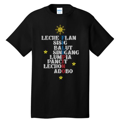 Fun Festive Yummy Filipino Traditional Food Tall T-Shirt