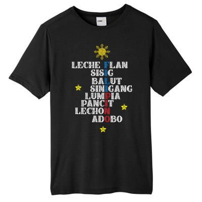 Fun Festive Yummy Filipino Traditional Food Tall Fusion ChromaSoft Performance T-Shirt