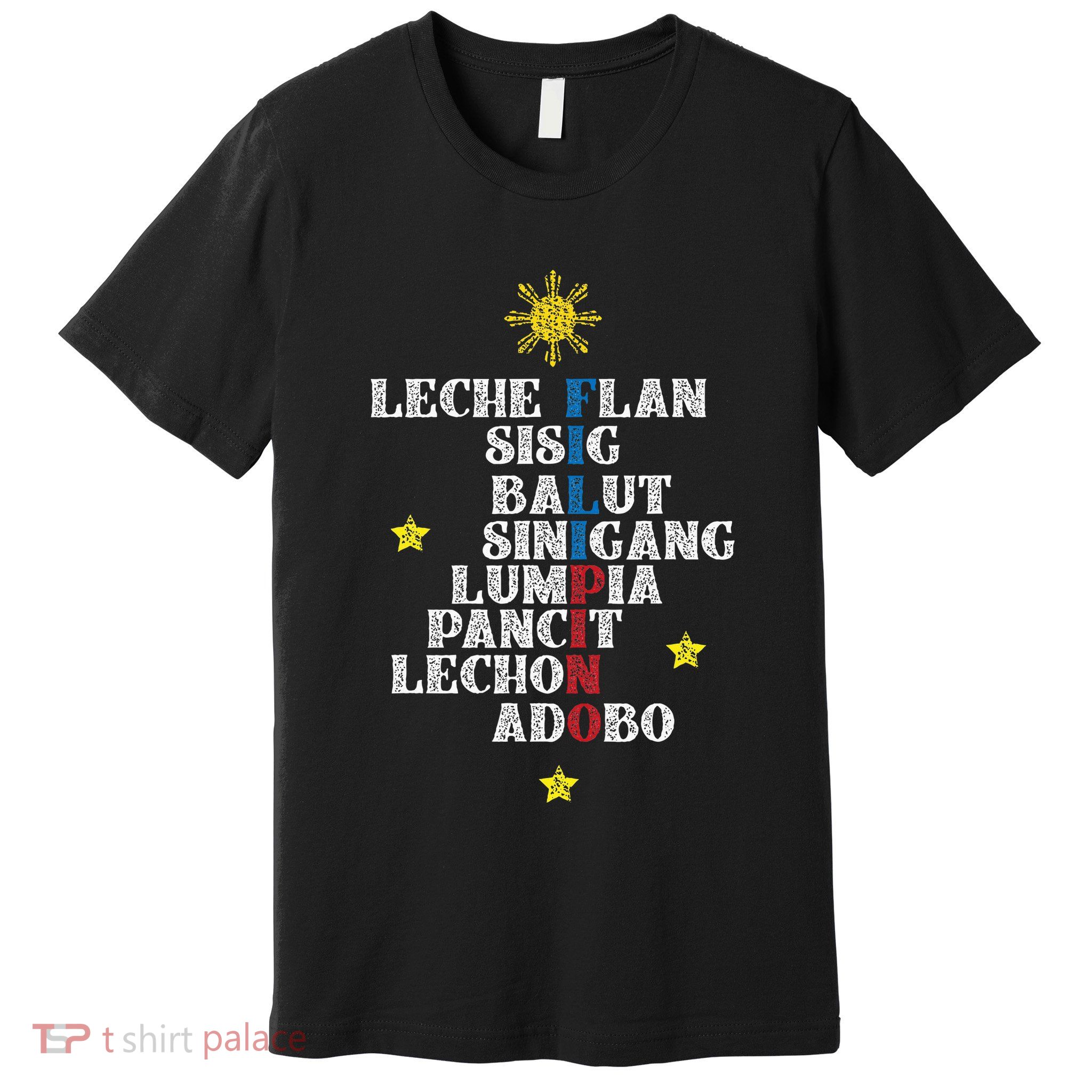Fun Festive Yummy Filipino Traditional Food Premium T-Shirt