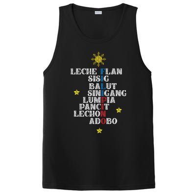 Fun Festive Yummy Filipino Traditional Food PosiCharge Competitor Tank