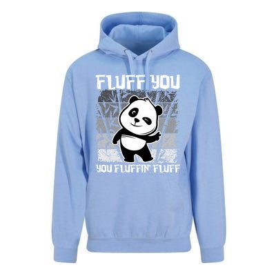 Funny Fluff You You Fluffin' Fluff Panda Bear Cute Animal Cute Gift Unisex Surf Hoodie