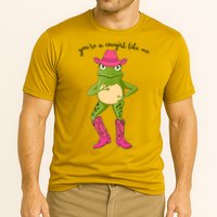 Funny Frog You're A Cowgirl Like Me Cooling Performance Crew T-Shirt