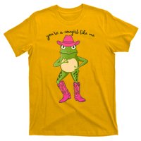 Funny Frog You're A Cowgirl Like Me T-Shirt