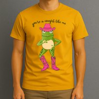 Funny Frog You're A Cowgirl Like Me T-Shirt