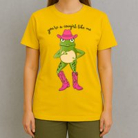 Funny Frog You're A Cowgirl Like Me T-Shirt