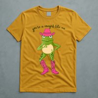 Funny Frog You're A Cowgirl Like Me T-Shirt