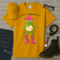 Funny Frog You're A Cowgirl Like Me Tall T-Shirt