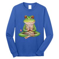 Funny Frog Yoga Meditation Yoga Animal Frogs Lover Gift Great Gift Long Sleeve Shirt