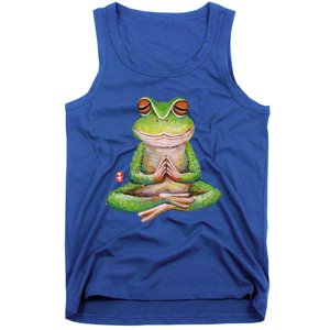 Funny Frog Yoga Meditation Yoga Animal Frogs Lover Gift Great Gift Tank Top