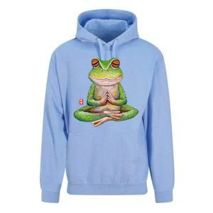 Funny Frog Yoga Meditation Yoga Animal Frogs Lover Gift Great Gift Unisex Surf Hoodie