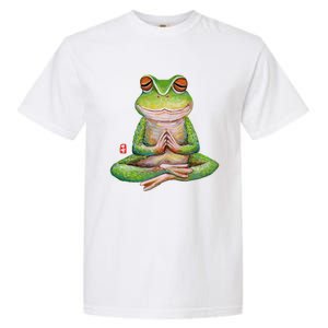 Funny Frog Yoga Meditation Yoga Animal Frogs Lover Gift Great Gift Garment-Dyed Heavyweight T-Shirt