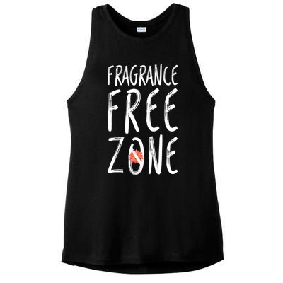 Fragrance Free Zone Chemical Sensitivity Mcs/es Gift Ladies PosiCharge Tri-Blend Wicking Tank