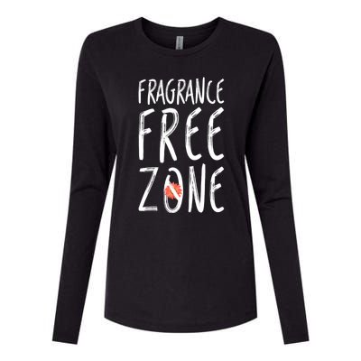 Fragrance Free Zone Chemical Sensitivity Mcs/es Gift Womens Cotton Relaxed Long Sleeve T-Shirt