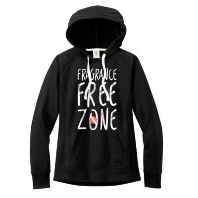 Fragrance Free Zone Chemical Sensitivity Mcs/es Gift Women's Fleece Hoodie