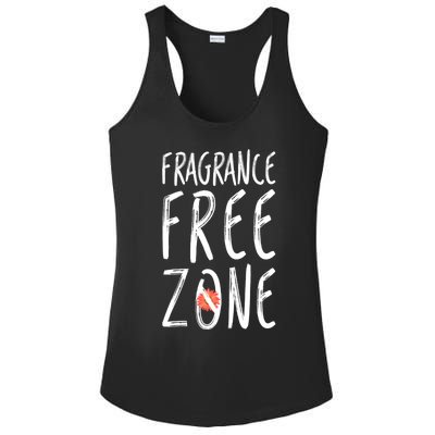 Fragrance Free Zone Chemical Sensitivity Mcs/es Gift Ladies PosiCharge Competitor Racerback Tank