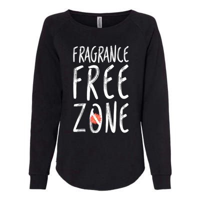 Fragrance Free Zone Chemical Sensitivity Mcs/es Gift Womens California Wash Sweatshirt