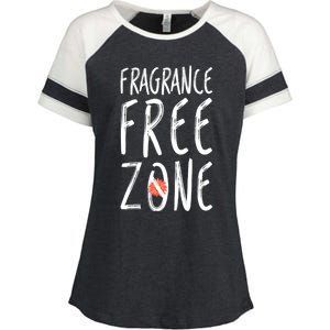 Fragrance Free Zone Chemical Sensitivity Mcs/es Gift Enza Ladies Jersey Colorblock Tee